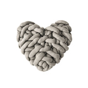 heart-shaped decorative knot cushion, view 5 - MRSLM
