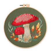 Mushroom embroidery kit, view 2 - MRSLM