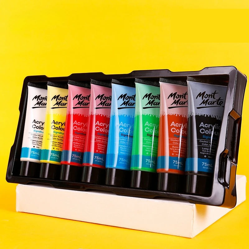 75ml waterproof acrylic paint set, view 5 - MRSLM