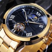 men's automatic moon phase watch, view 3 - MRSLM