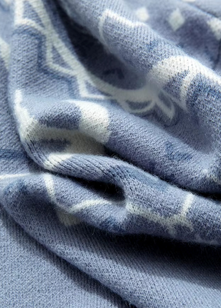 women's knit crew neck sweater, view 7 - MRSLM