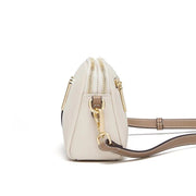 Leather crossbody and shoulder satchel, view 9 - MRSLM
