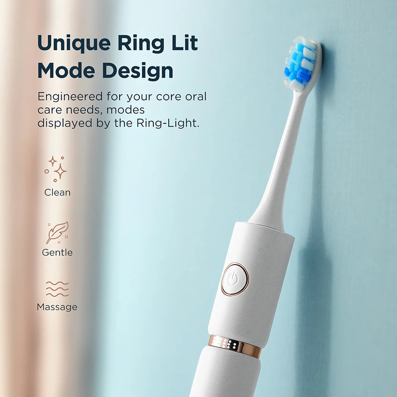 sonic electric toothbrush with travel case, view 7 - MRSLM
