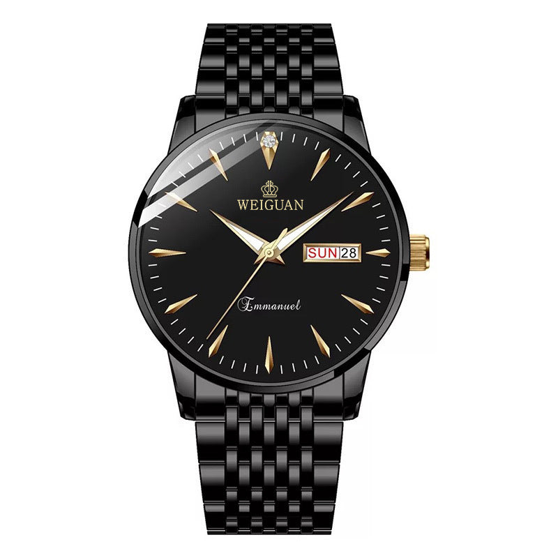 men's double calendar watch, view 10 - MRSLM