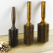boar bristle round hair brush - MRSLM