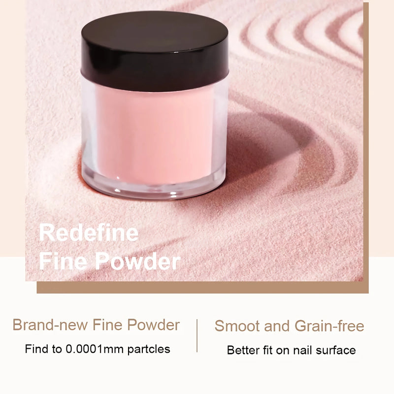 6 jars nude acrylic powder set, view 6 - MRSLM