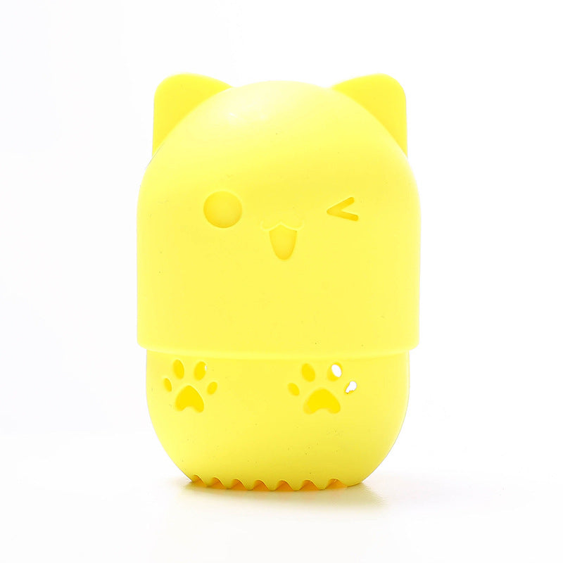 silicone cosmetic blender sponge holder, view 5 - MRSLM