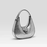 cat-themed half-moon handbag, view 8 - MRSLM