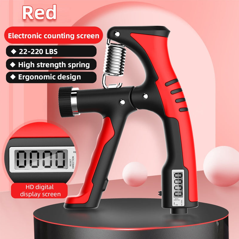 electronic counting hand grip, view 2 - MRSLM