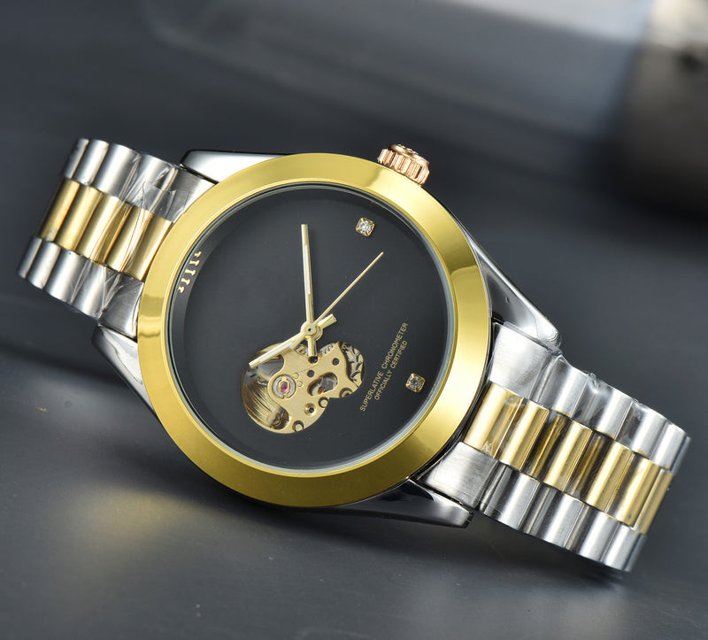 men's hollow mechanical casual watch, view 14 - MRSLM