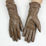women's retro sheepskin riding gloves, view 11 - MRSLM