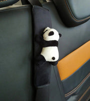panda seatbelt cushion, view 2 - MRSLM