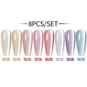 magnetic moonlight gel nail polish set, view 7 - MRSLM