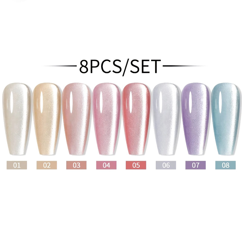 magnetic moonlight gel nail polish set, view 7 - MRSLM