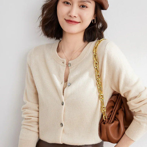 women's knit cardigan, view 5 - MRSLM