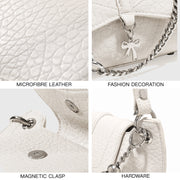 white butterfly wing crossbody bag, view 5 - MRSLM