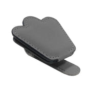 leather car visor clip, view 5 - MRSLM