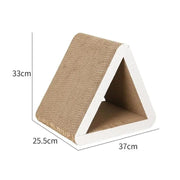 large triangle cat scratching board, view 7 - MRSLM