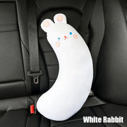 plush cartoon car seat belt cover, view 2 - MRSLM