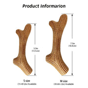 wood deer chew toy, view 7 - MRSLM