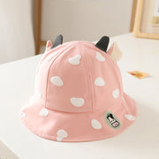 cow pattern kids bucket hat, view 3 - MRSLM