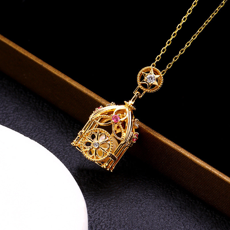 pumpkin carriage birdcage pendant - MRSLM