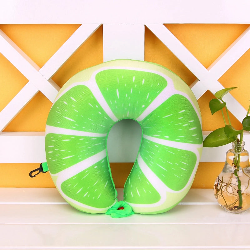 Watermelon U-Shape Memory Foam Neck Pillow