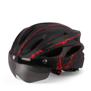 riding helmet with magnetic goggles, view 6 - MRSLM
