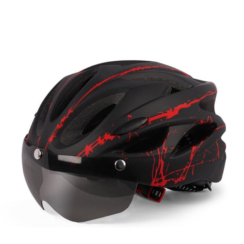 riding helmet with magnetic goggles, view 6 - MRSLM