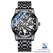 men's hollow automatic mechanical watch, view 5 - MRSLM