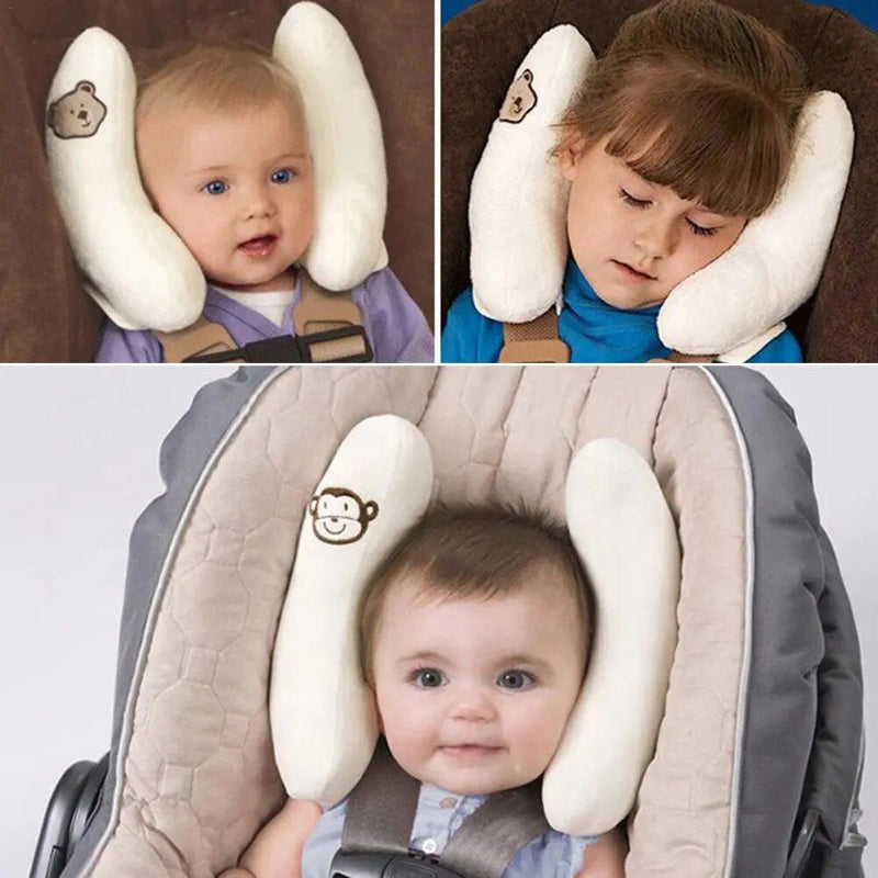 soft baby headrest and neck support pillow, view 5 - MRSLM