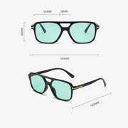 fashion square rivet sunglasses, view 16 - MRSLM