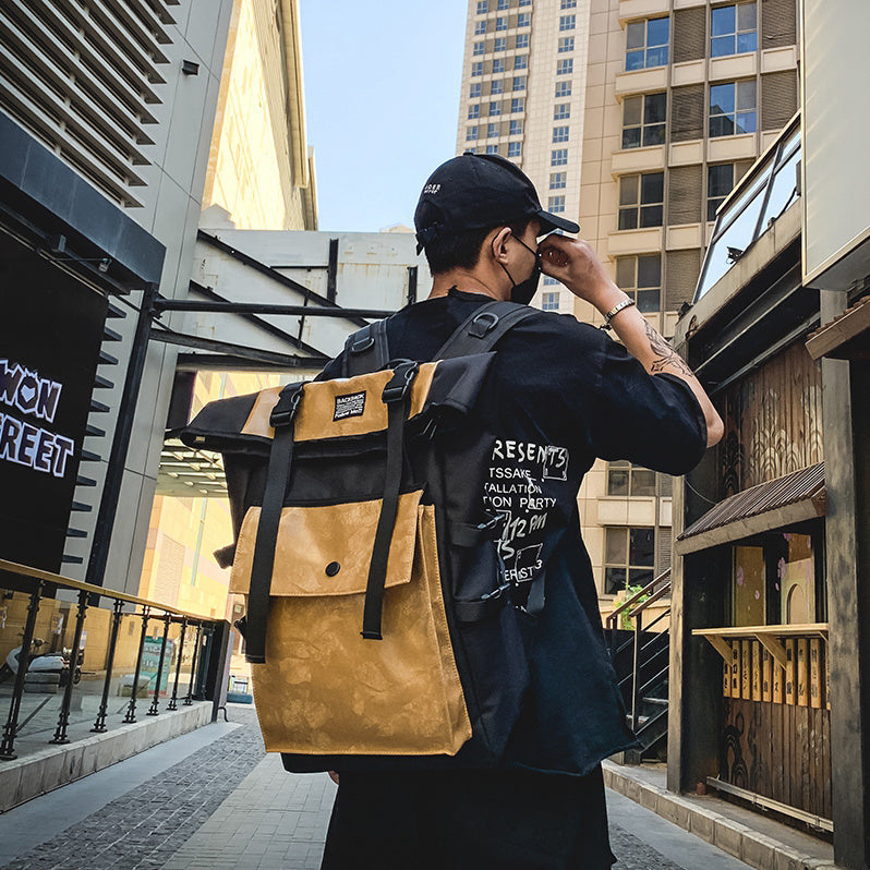 simple retro backpack, view 2 - MRSLM