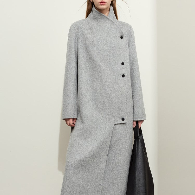 women's long wool coat - MRSLM