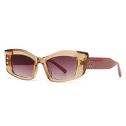 Retro cat eye rivet sunglasses, view 7 - MRSLM