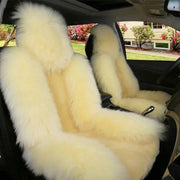 Sheepskin wool car seat cushion, view 6 - MRSLM