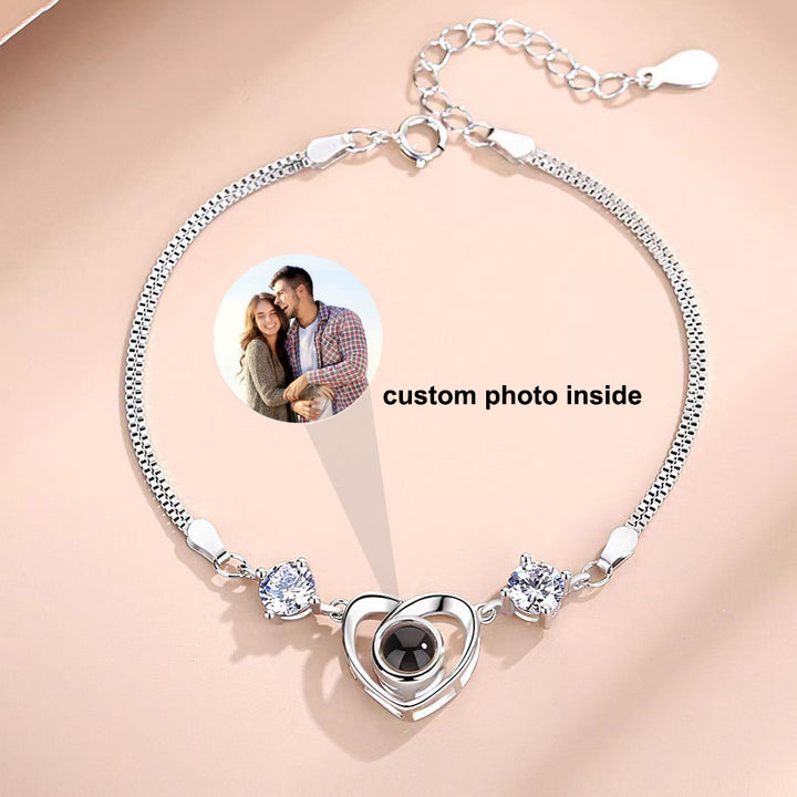 Women's S925 Silver Simple Projection Bracelet