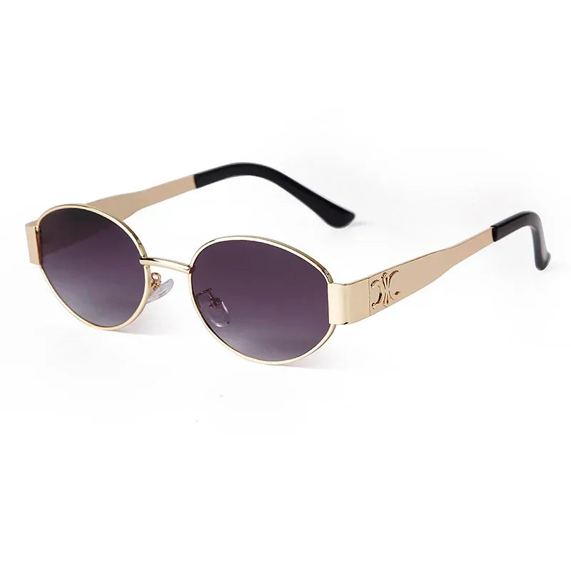 retro oval sunglasses for women, view 7 - MRSLM