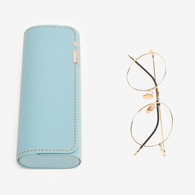British style PU glasses case, view 7 - MRSLM
