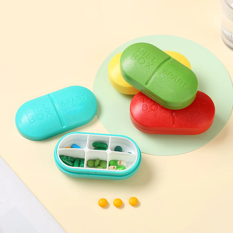 Compact travel pill organizer, view 9 - MRSLM