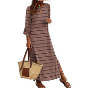 Striped pullover dress, view 10 - MRSLM