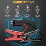 3000A peak 15800mAh car jump starter, view 5 - MRSLM
