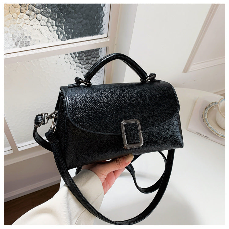 simple PU shoulder crossbody bag, view 7 - MRSLM