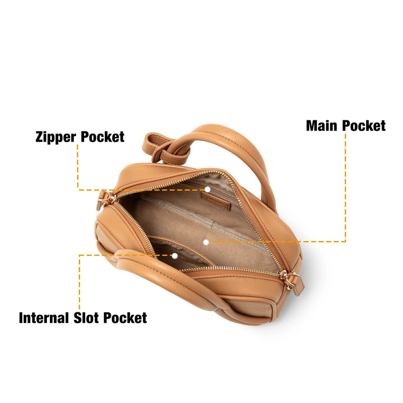 mini bowling bag with litchi pendant, view 6 - MRSLM