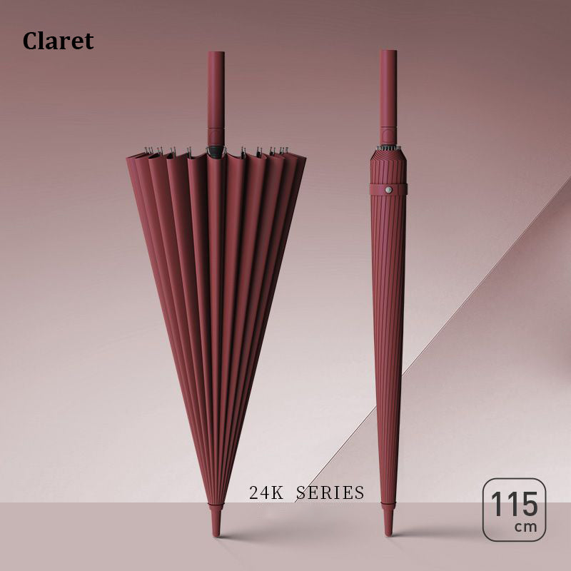 24-rib windproof long handle umbrella, view 6 - MRSLM