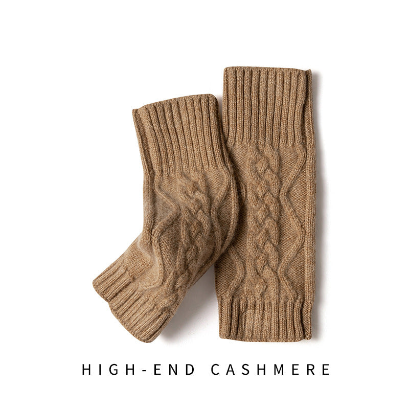 Soft knit fingerless gloves, view 3 - MRSLM