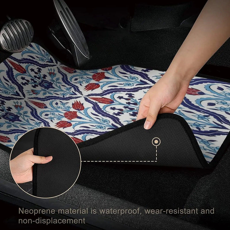 Vintage Persian-Turkish car floor mats, view 5 - MRSLM