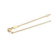 blue topaz and olive water drop necklace, view 4 - MRSLM