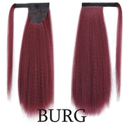 long straight ponytail hair extension, view 2 - MRSLM