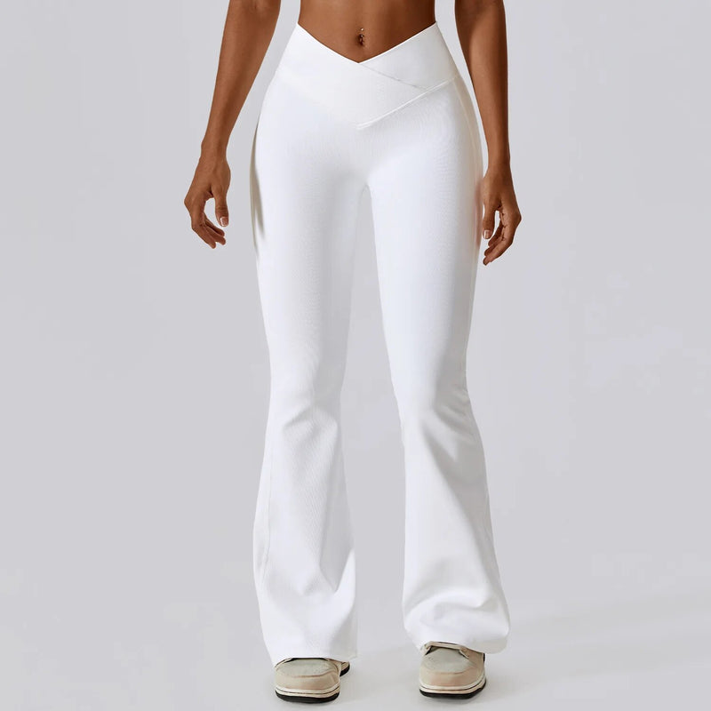 yoga flare leggings, view 4 - MRSLM